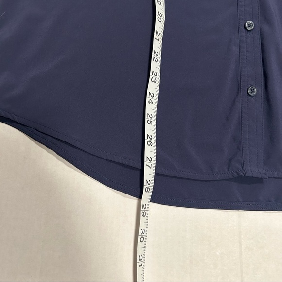 Eddie Bauer Women’s Button Down shirt, Navy, XL - Picture 8 of 11